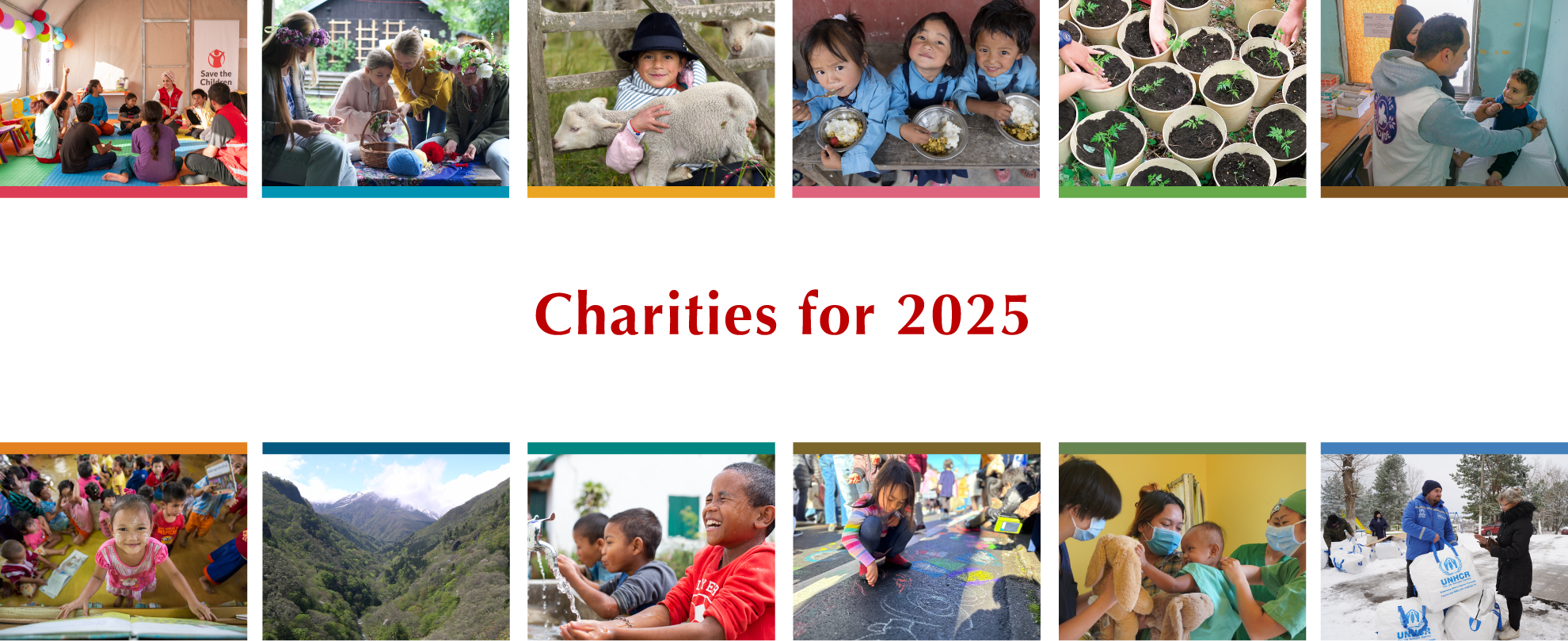 charities for 2025 JP