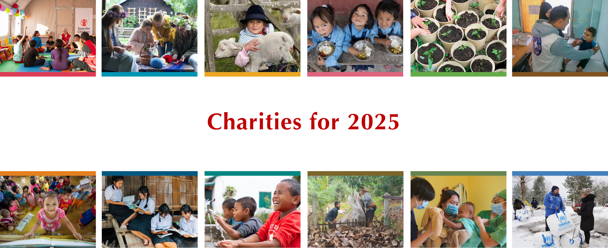 charities for 2025 TH